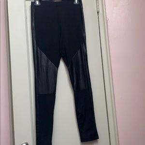 Leather leggings
